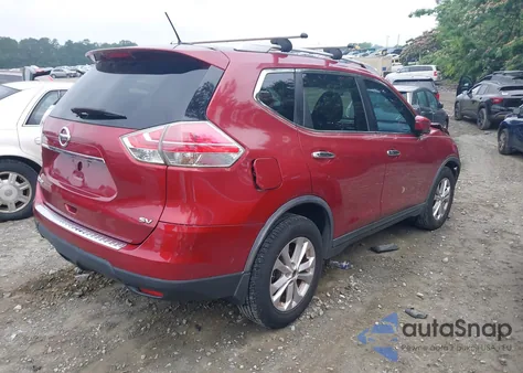 2016 Nissan Rogue Sv from USA, damaged, VIN KNMAT2MT5GP641772